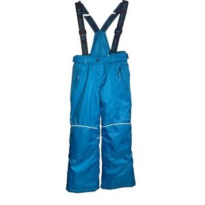 xmtn Snow Pants Adjustable Suspenders Size 10/12 Blue Winter Ski Bibs Outdoor